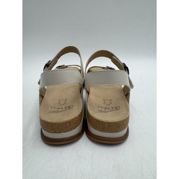 Danso CANDACE FULL GRAIN Women's NEW Sandal Ivory EU Size 40 - Picture 7 of 11